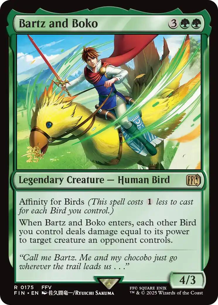 Bartz and Boko [FINAL FANTASY Prerelease Promo] | Good Games Adelaide SA