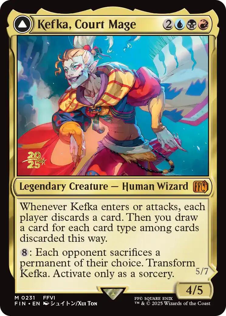 Kefka, Court Mage // Kefka, Ruler of Ruin [FINAL FANTASY Prerelease Promo] | Good Games Adelaide SA