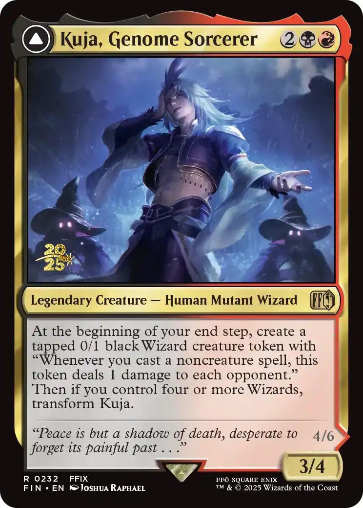 Kuja, Genome Sorcerer // Trance Kuja, Fate Defied [FINAL FANTASY Prerelease Promo] | Good Games Adelaide SA
