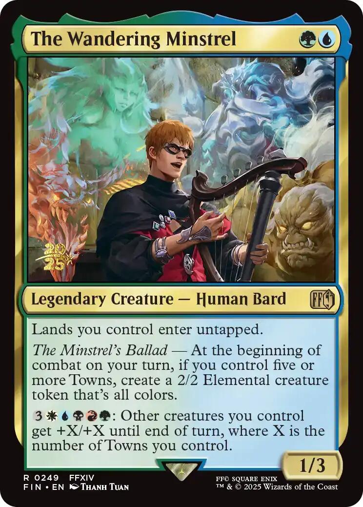 The Wandering Minstrel [FINAL FANTASY Prerelease Promo] | Good Games Adelaide SA