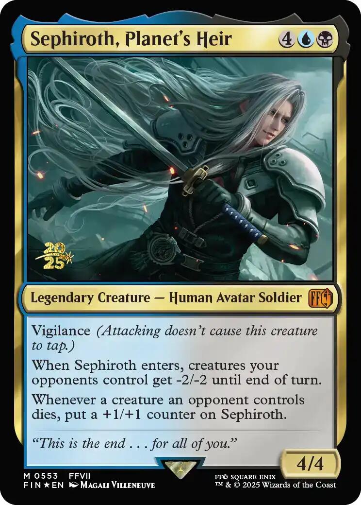 Sephiroth, Planet's Heir [FINAL FANTASY Prerelease Promo] | Good Games Adelaide SA