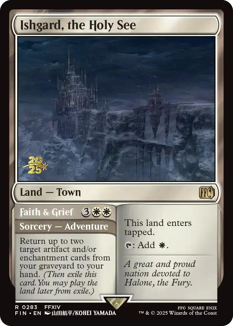 Ishgard, the Holy See [FINAL FANTASY Prerelease Promo] | Good Games Adelaide SA