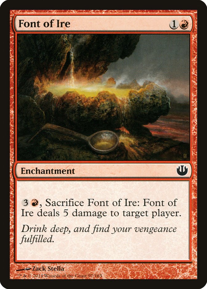 Font of Ire 97 (Journey Into Nyx)  - Foil | Good Games Adelaide SA