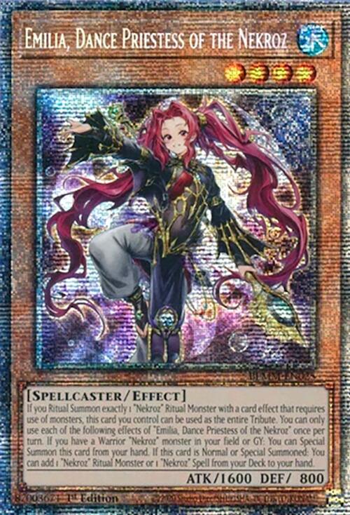 Emilia, Dance Priestess of the Nekroz (Starlight Rare) [BLMM-EN025] Starlight Rare | Good Games Adelaide SA