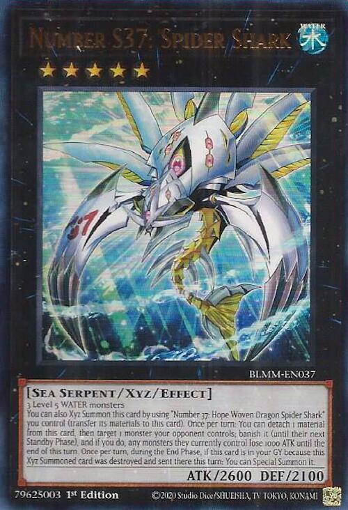 Number S37: Spider Shark [BLMM-EN037] Ultra Rare | Good Games Adelaide SA