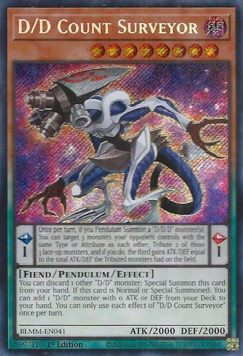D/D Count Surveyor [BLMM-EN041] Secret Rare | Good Games Adelaide SA