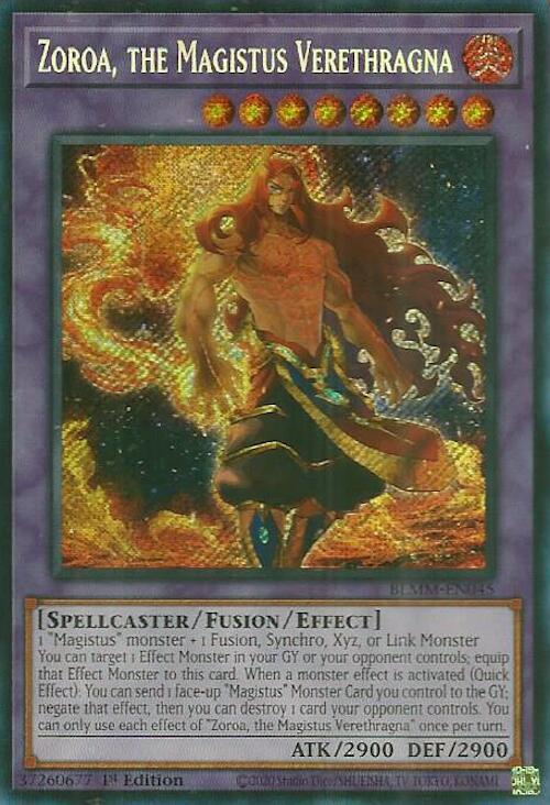 Zoroa, the Magistus Verethragna [BLMM-EN045] Secret Rare | Good Games Adelaide SA