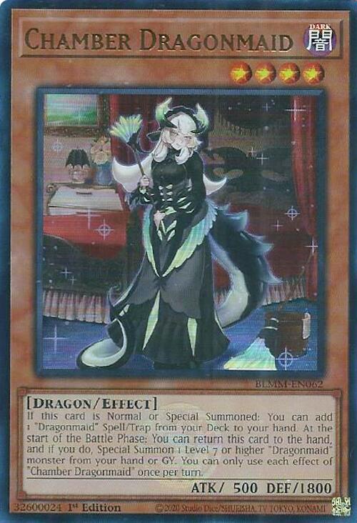 Chamber Dragonmaid [BLMM-EN062] Ultra Rare | Good Games Adelaide SA