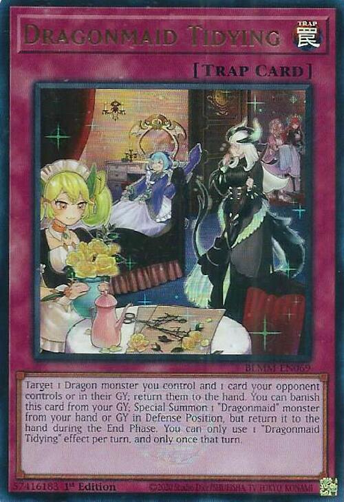 Dragonmaid Tidying [BLMM-EN069] Ultra Rare | Good Games Adelaide SA