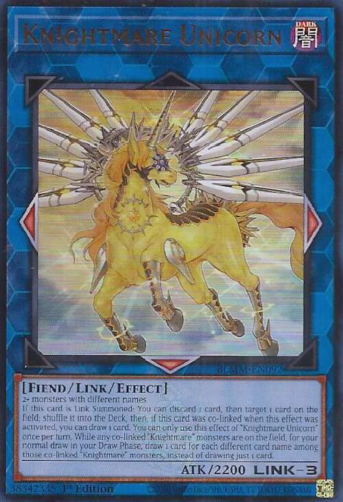 Knightmare Unicorn [BLMM-EN092] Ultra Rare | Good Games Adelaide SA