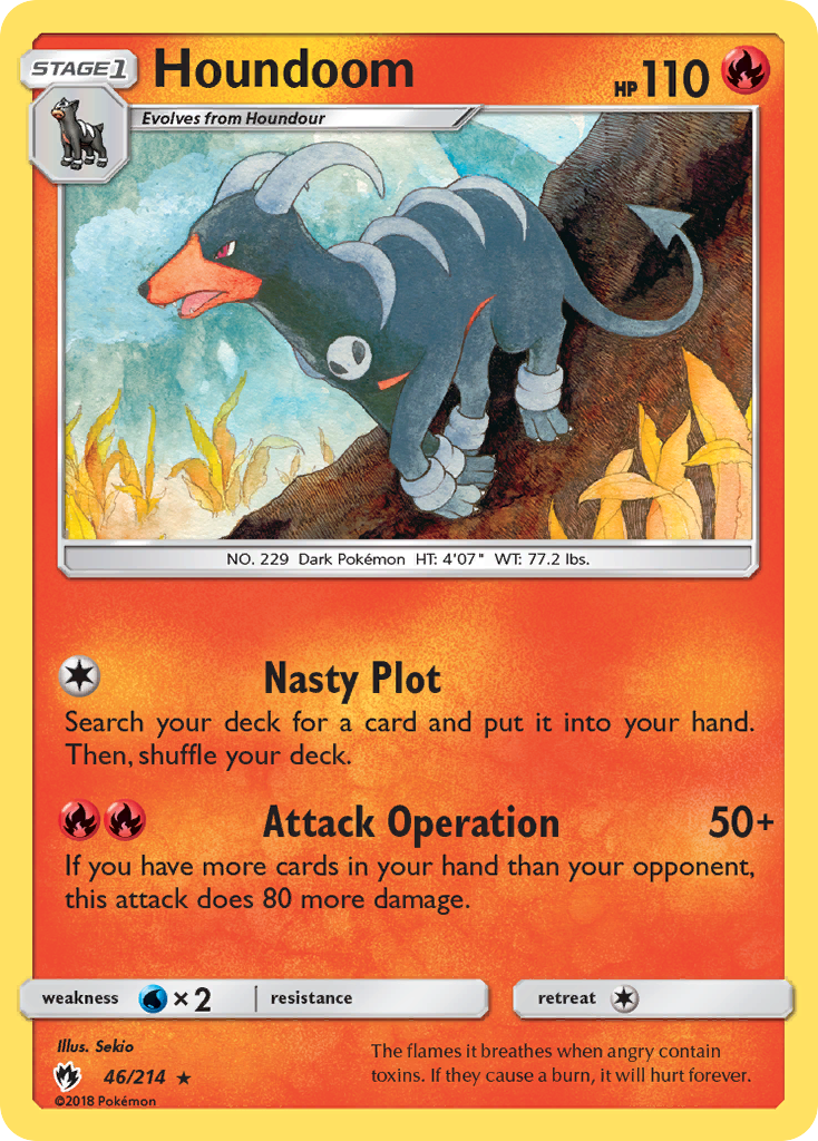 Houndoom (46/214) [Sun & Moon: Lost Thunder] | Good Games Adelaide SA