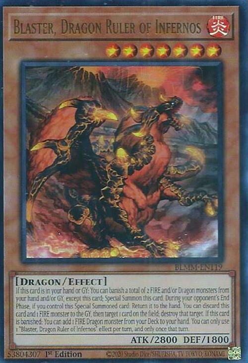 Blaster, Dragon Ruler of Infernos [BLMM-EN119] Ultra Rare | Good Games Adelaide SA