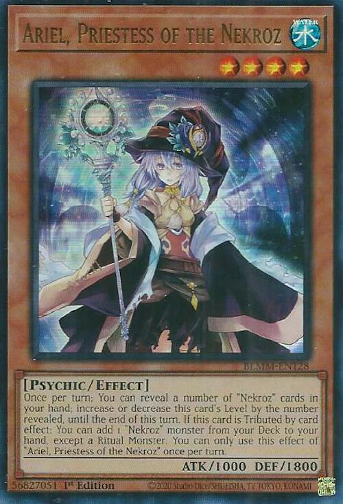 Ariel, Priestess of the Nekroz [BLMM-EN128] Ultra Rare | Good Games Adelaide SA