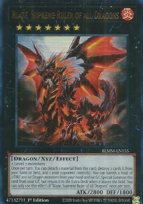 Blaze, Supreme Ruler of all Dragons [BLMM-EN155] Ultra Rare | Good Games Adelaide SA