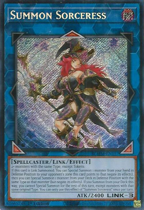 Summon Sorceress [BLMM-EN157] Secret Rare | Good Games Adelaide SA
