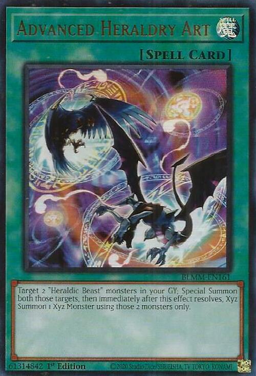 Advanced Heraldry Art [BLMM-EN161] Ultra Rare | Good Games Adelaide SA