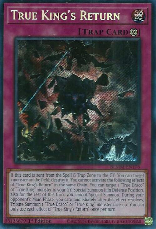 True King's Return [BLMM-EN176] Secret Rare | Good Games Adelaide SA