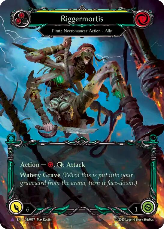 Riggermortis (Marvel Cold Foil) [SEA077] (High Seas)  Cold Foil | Good Games Adelaide SA