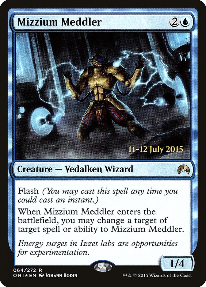 Mizzium Meddler [Magic Origins Promos] | Good Games Adelaide SA