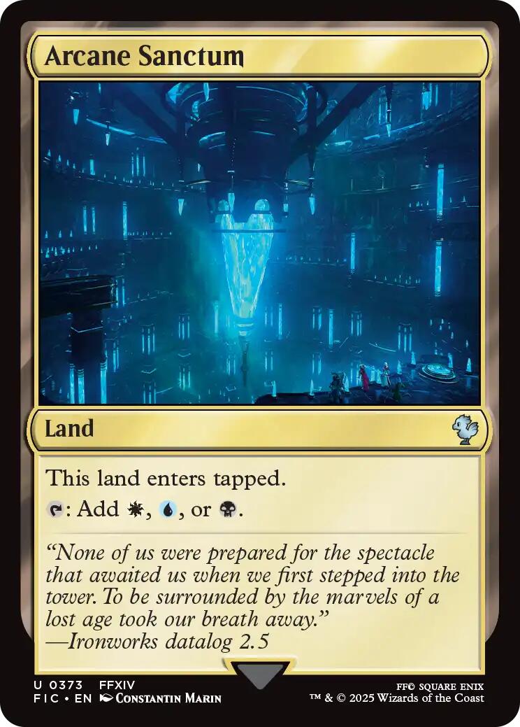Arcane Sanctum (Surge Foil) [FINAL FANTASY Commander] | Good Games Adelaide SA