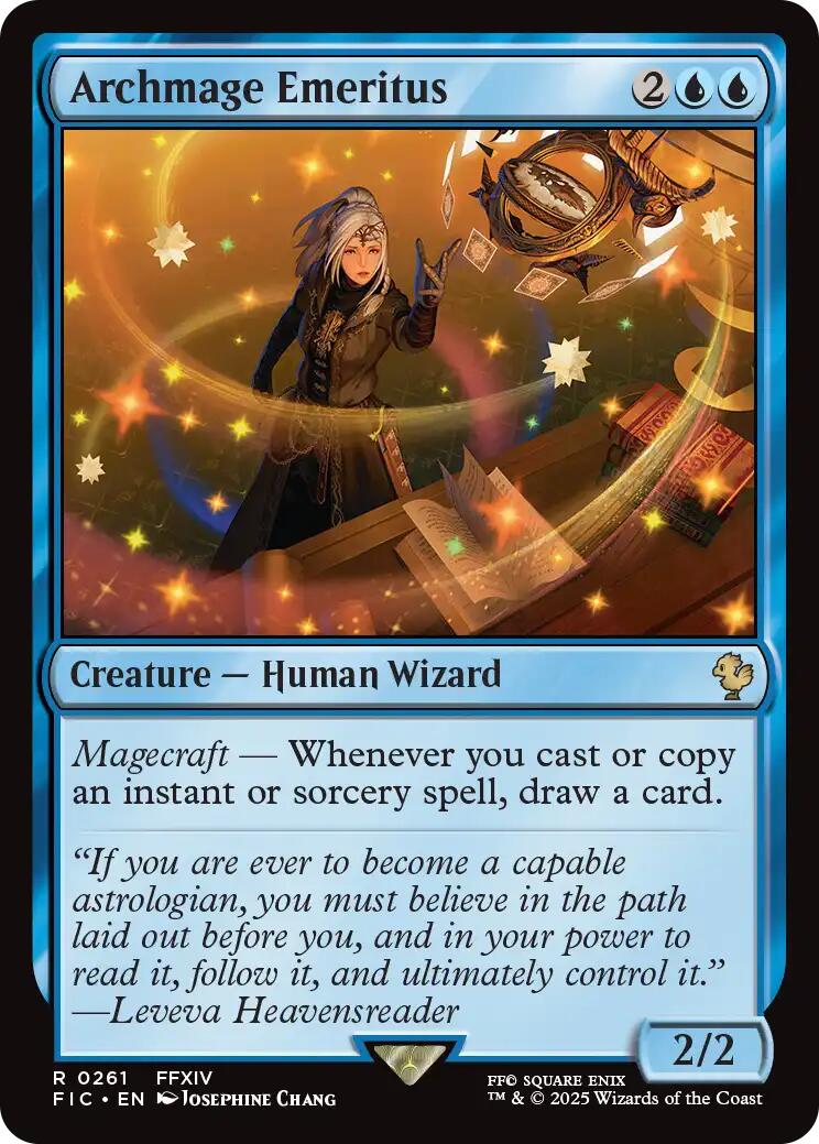 Archmage Emeritus (Surge Foil) [FINAL FANTASY Commander] | Good Games Adelaide SA