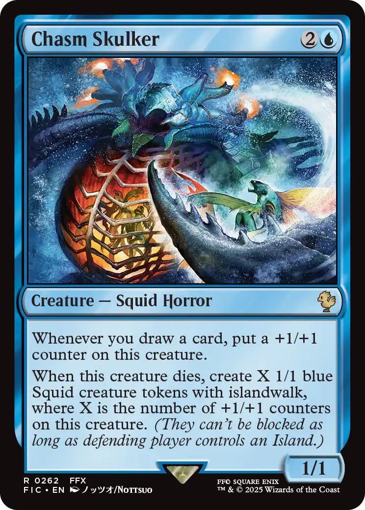 Chasm Skulker (Surge Foil) [FINAL FANTASY Commander] | Good Games Adelaide SA