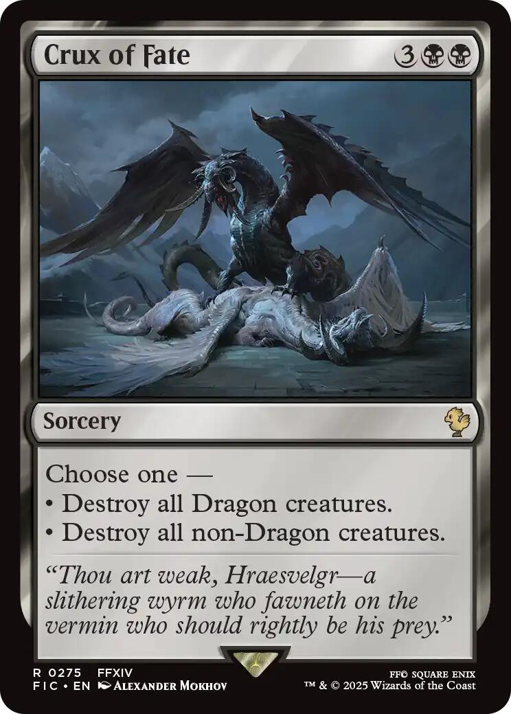 Crux of Fate (Surge Foil) [FINAL FANTASY Commander] | Good Games Adelaide SA