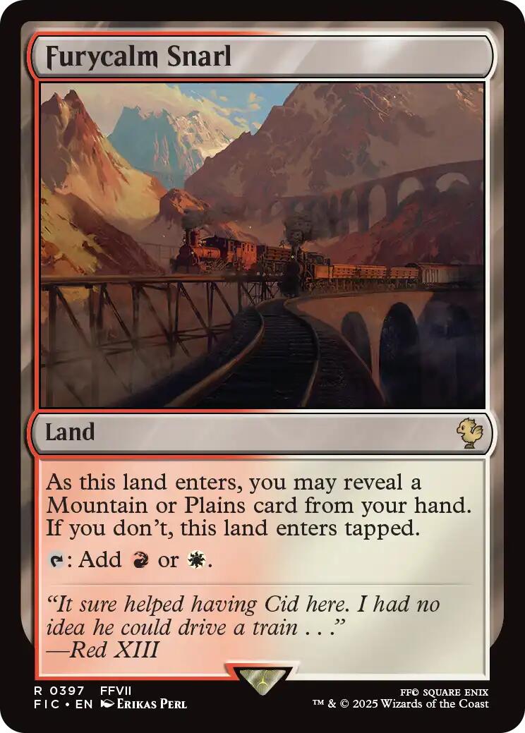 Furycalm Snarl (Surge Foil) [FINAL FANTASY Commander] | Good Games Adelaide SA