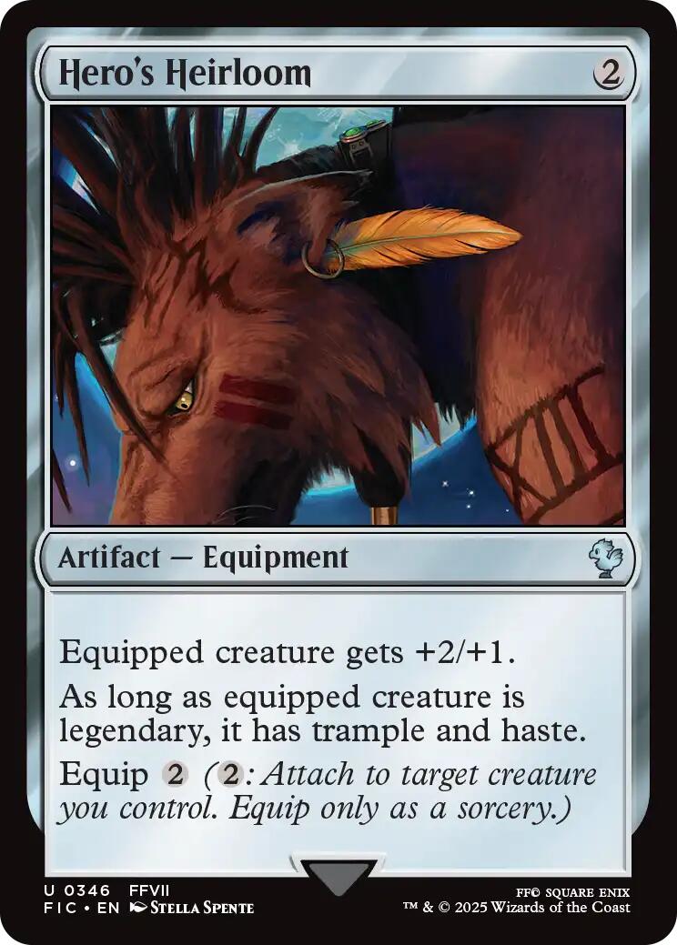 Hero's Heirloom (Surge Foil) [FINAL FANTASY Commander] | Good Games Adelaide SA