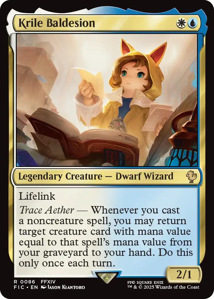Krile Baldesion (Surge Foil) [FINAL FANTASY Commander] | Good Games Adelaide SA