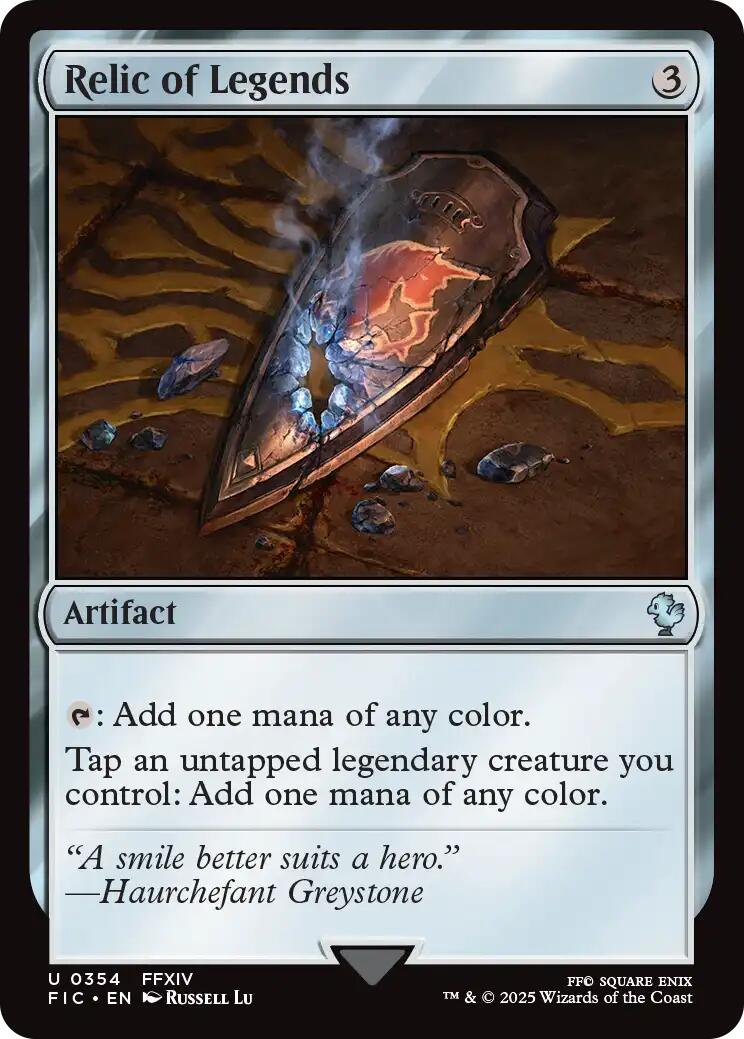 Relic of Legends (Surge Foil) [FINAL FANTASY Commander] | Good Games Adelaide SA