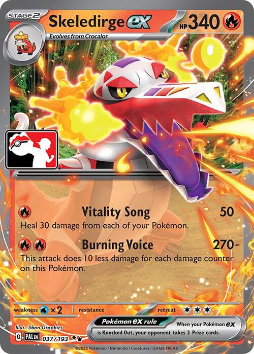 Skeledirge ex Series 4 037/193 (Prize Pack Series Cards)  - Holofoil | Good Games Adelaide SA