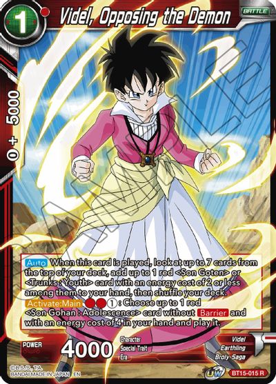 Videl, Opposing the Demon [BT15-015] | Good Games Adelaide SA
