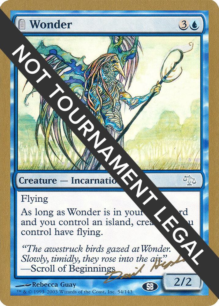 Wonder 2003 Dave Humpherys JUD SB dh54sb/142 (World Championship Decks)  | Good Games Adelaide SA