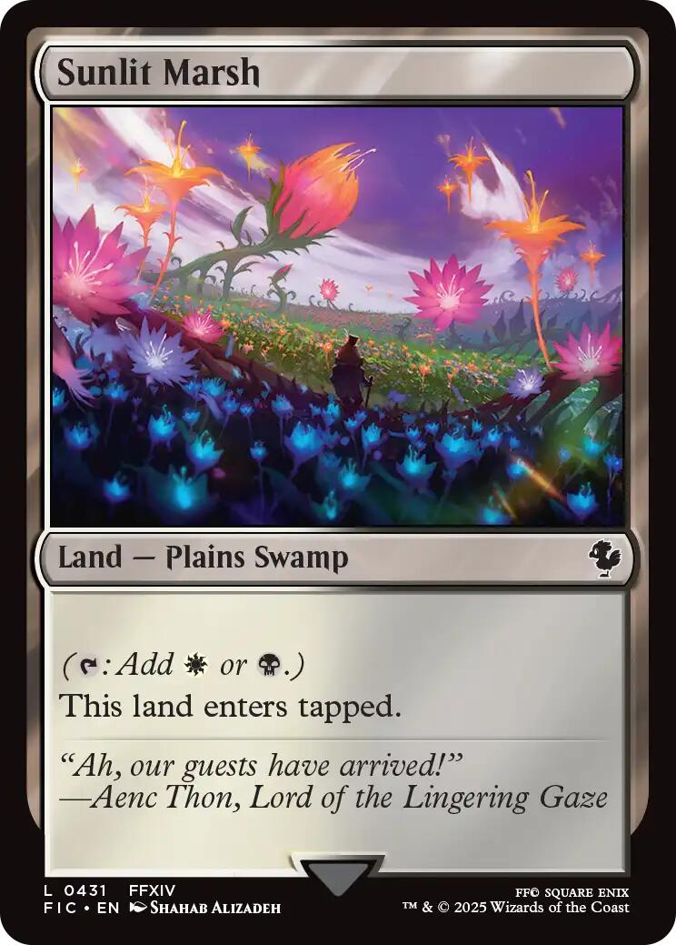 Sunlit Marsh (Surge Foil) [FINAL FANTASY Commander] | Good Games Adelaide SA