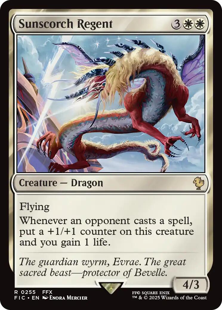 Sunscorch Regent (Surge Foil) [FINAL FANTASY Commander] | Good Games Adelaide SA