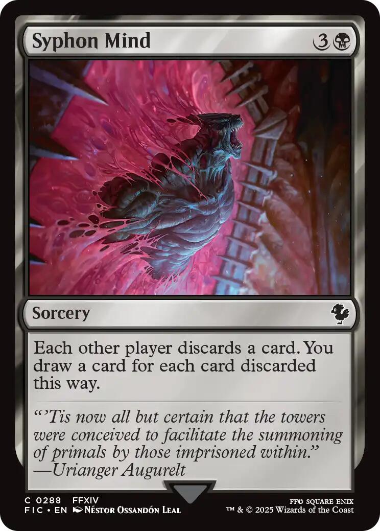 Syphon Mind (Surge Foil) [FINAL FANTASY Commander] | Good Games Adelaide SA