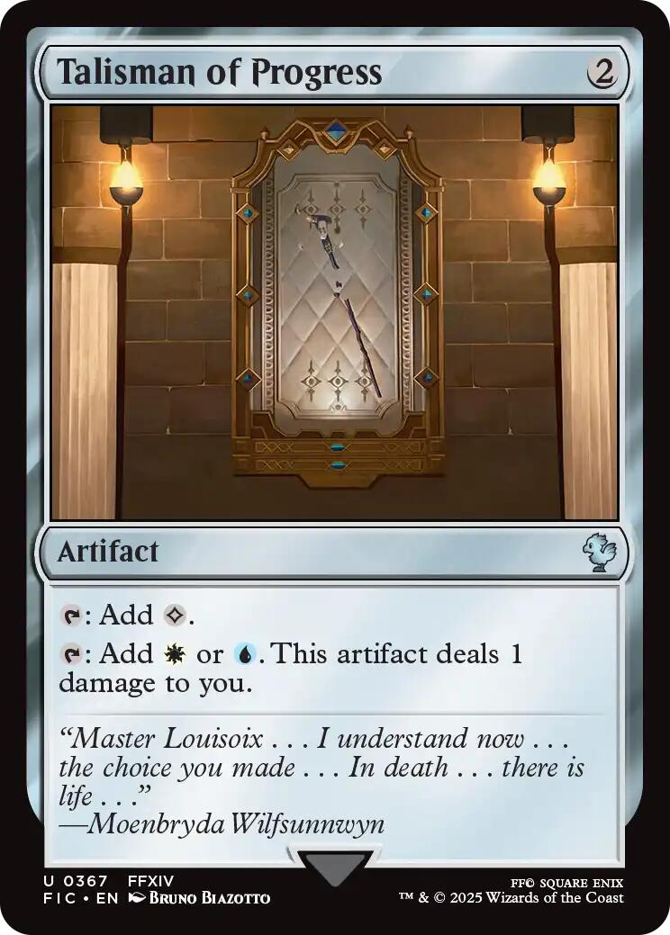 Talisman of Progress (Surge Foil) [FINAL FANTASY Commander] | Good Games Adelaide SA