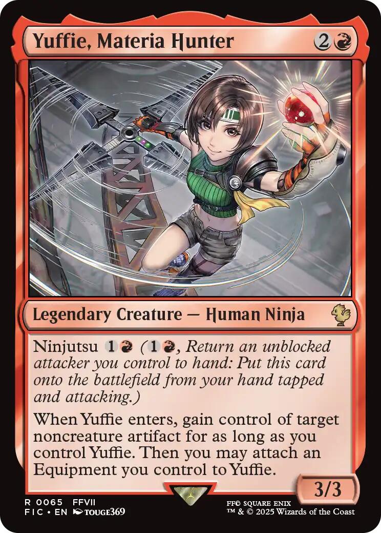 Yuffie, Materia Hunter (Surge Foil) [FINAL FANTASY Commander] | Good Games Adelaide SA
