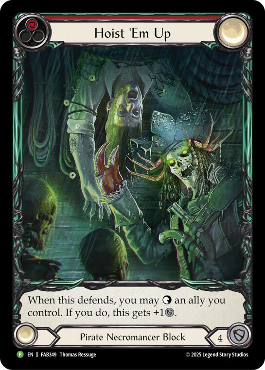 Hoist 'Em Up [FAB349] (Promo)  Rainbow Foil | Good Games Adelaide SA