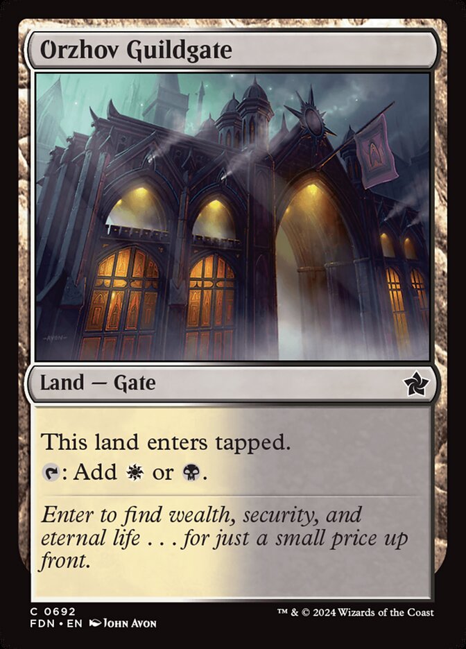 Orzhov Guildgate 692 (Foundations)  | Good Games Adelaide SA