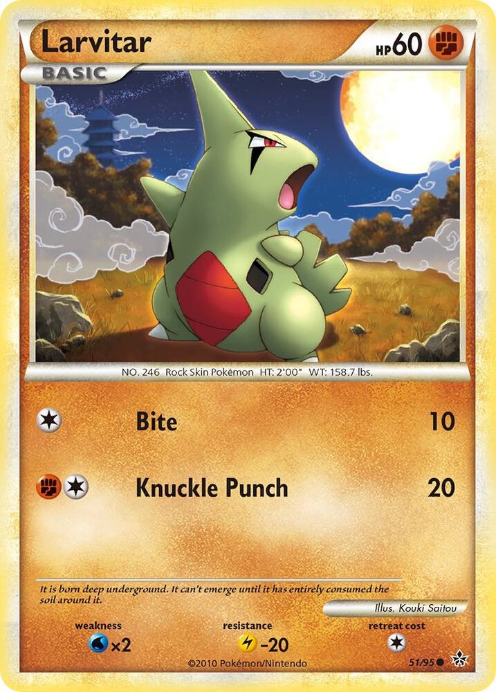 Larvitar 51/95 (Unleashed)  | Good Games Adelaide SA