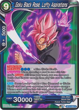 Goku Black Rose, Lofty Aspirations (BT10-050) [Rise of the Unison Warrior 2nd Edition] | Good Games Adelaide SA