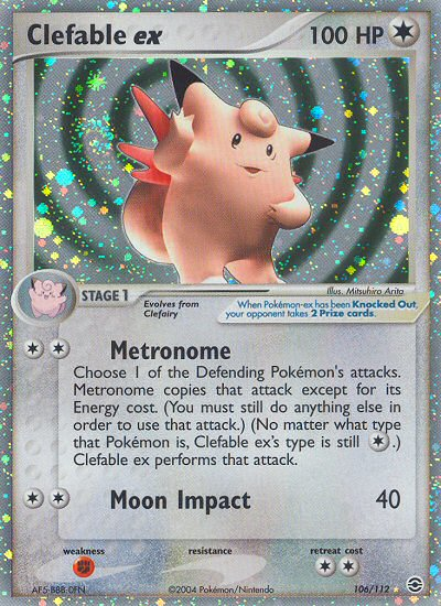 Clefable ex (106/112) [EX: FireRed & LeafGreen] | Good Games Adelaide SA