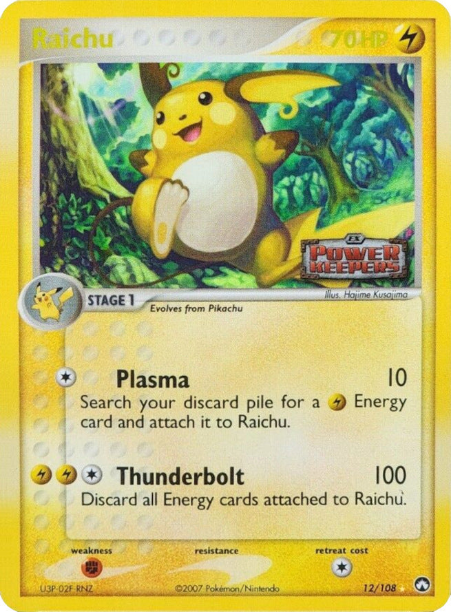Raichu (12/108) (Stamped) [EX: Power Keepers] | Good Games Adelaide SA