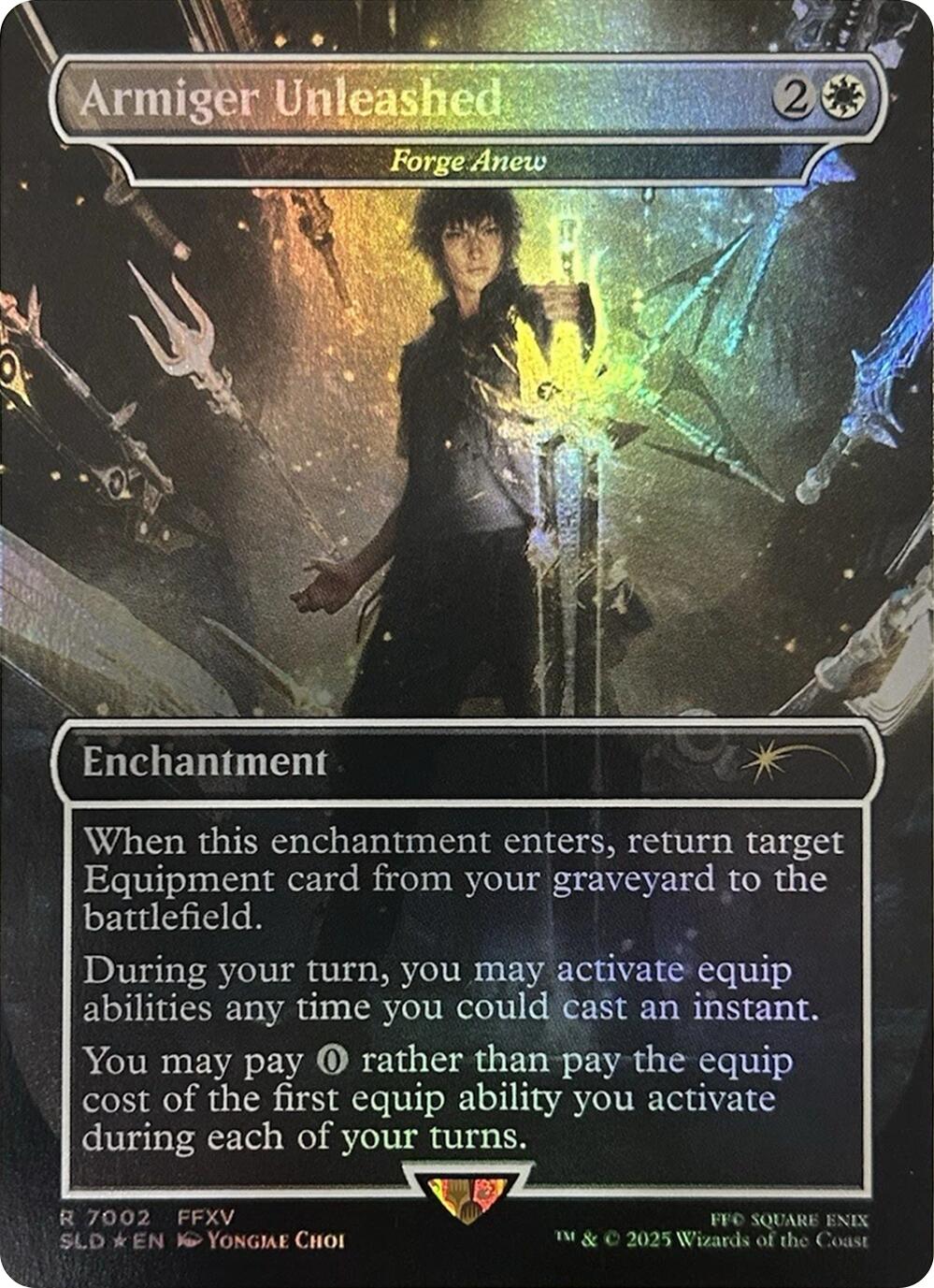 Armiger Unleashed - Forge Anew (Rainbow Foil) [Secret Lair Drop Series] | Good Games Adelaide SA