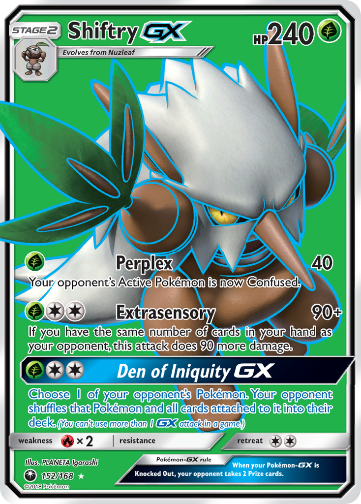Shiftry GX (152/168) [Sun & Moon: Celestial Storm] | Good Games Adelaide SA