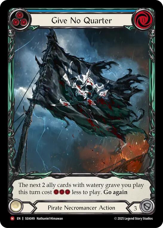 Give No Quarter (Extended Art) [SEA049] (High Seas)  Rainbow Foil | Good Games Adelaide SA