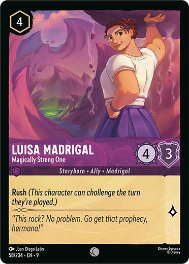 Luisa Madrigal Magically Strong One 58/204 (Fabled)  - Cold Foil | Good Games Adelaide SA