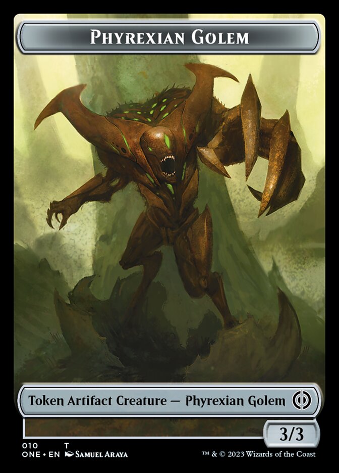 Phrexian Golem Token [Phyrexia: All Will Be One Tokens] | Good Games Adelaide SA